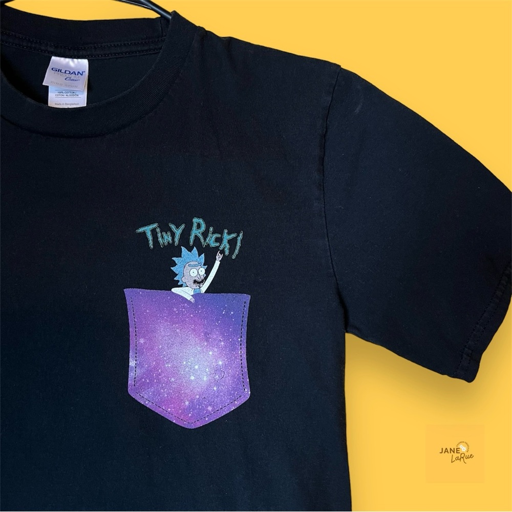 Rick & Morty Black Graphic Tee Shirt
